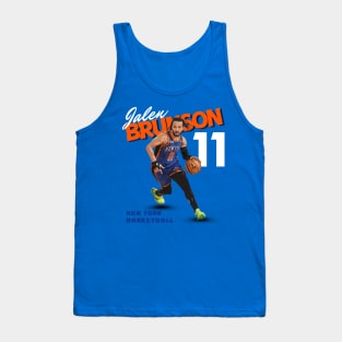 New York Jalen Brunson #11 Cartoon Basketball fans Tank Top